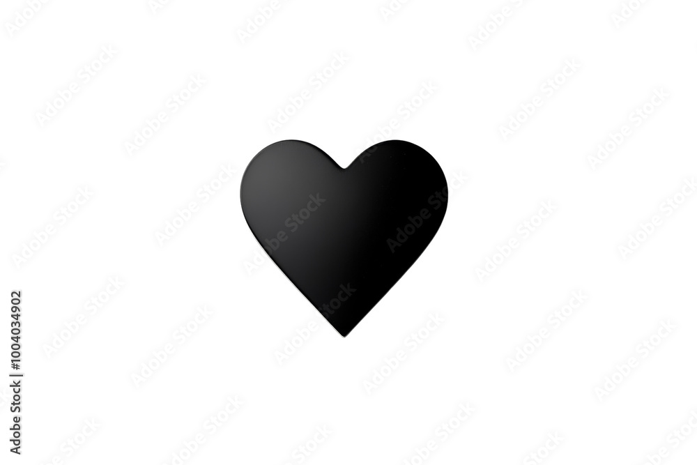 Small minimalist heart symbol in black ,Isolated on transparent background Small minimalist heart symbol in black ,Isolated on transparent background