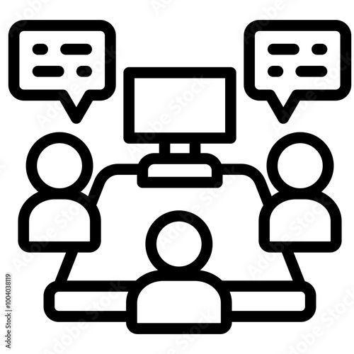 Team Meeting Icon