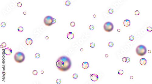 Small Soap Bubbles Photo Effect