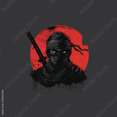 vector art Ninja illustration

