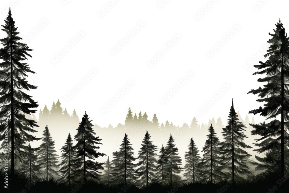 Fototapeta premium Tree backgrounds silhouette outdoors.