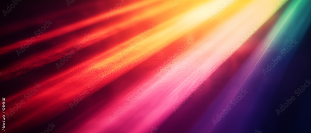 Obraz premium An illustration of a stunning rainbow stained glass window, reflecting light in vibrant colors. This artwork symbolizes LGBTQ pride, inclusivity, and hope.