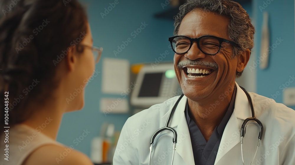 Doctor and Patient Sharing Joyful Moment Together Doctor and Patient Sharing Joyful Moment Together