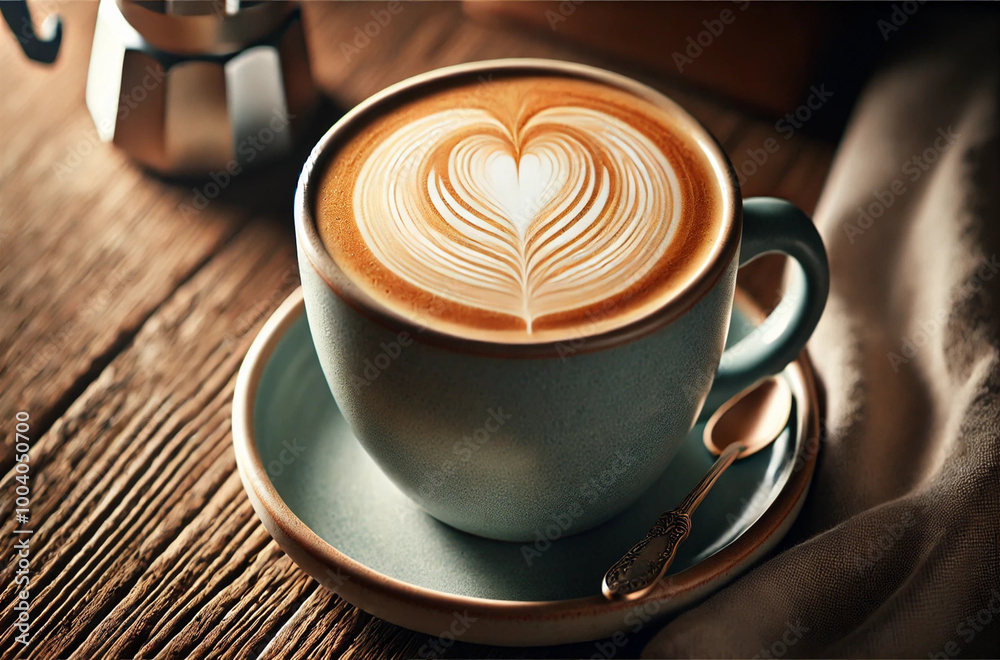 ラテアート　コーヒー　素材