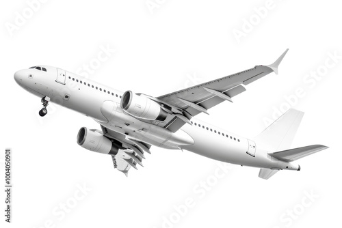 airplane isolated on white