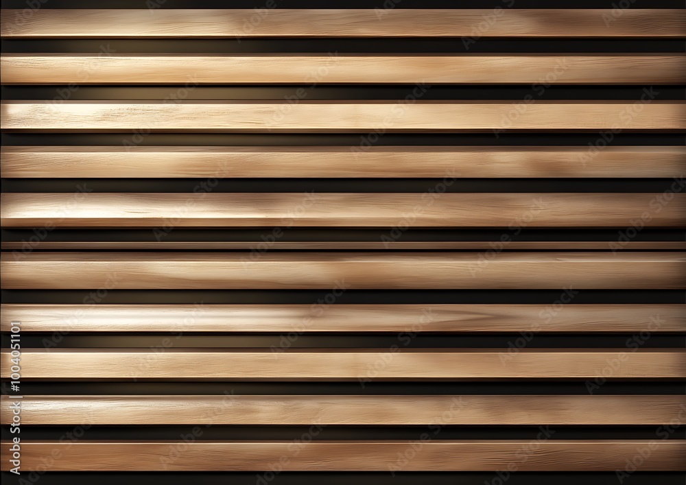 Wooden wall. Texture of wood panels. Pattern of slats with horizontal stripes. Modern interior fences and partitions used in architecture. Cladding from boards is a building material. Wooden wall. Texture of wood panels. Pattern of slats with horizontal stripes. Modern interior fences and partitions used in architecture. Cladding from boards is a building material.