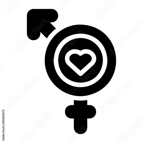 genders glyph icon