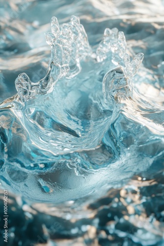 Captivating Water Splash: A Serene Dance of Liquid Beauty and Nature's Elegance