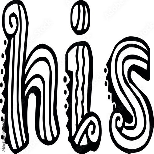 his