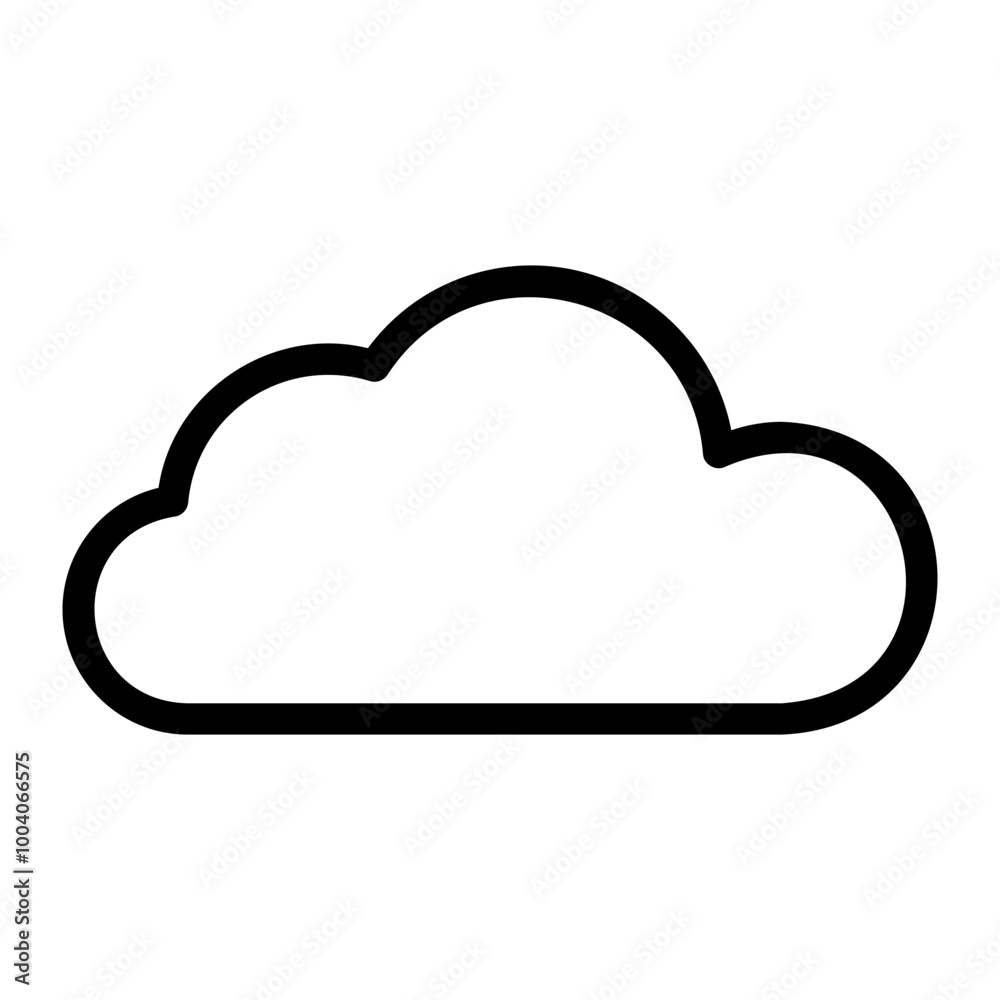 cloud line icon cloud line icon