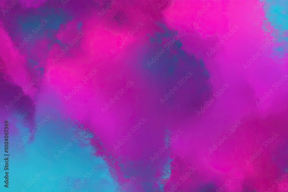 Vibrant Fuchsia and Aquamarine Color Gradient Artistic Texture Poster Vibrant Fuchsia and Aquamarine Color Gradient Artistic Texture Poster