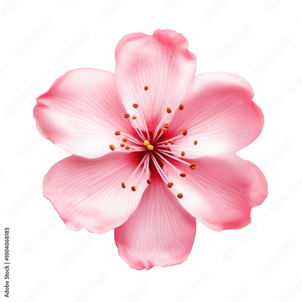 Beautiful sakura flower isolated on white. Beautiful sakura flower isolated on white.