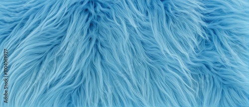 Blue Fur Texture Background