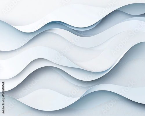 Abstract minimal texture with soft, wavy lines