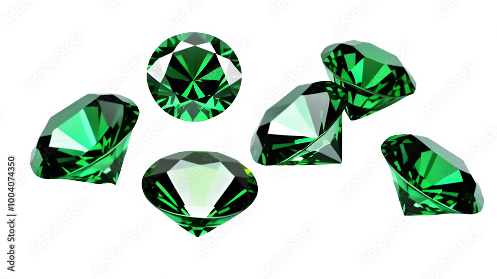 Fototapeta premium green diamond gem