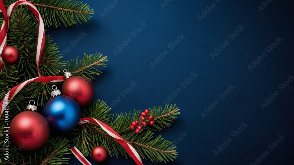 Merry Christmas and Happy New Year background, with Christmas elements. Merry Christmas and Happy New Year background, with Christmas elements.