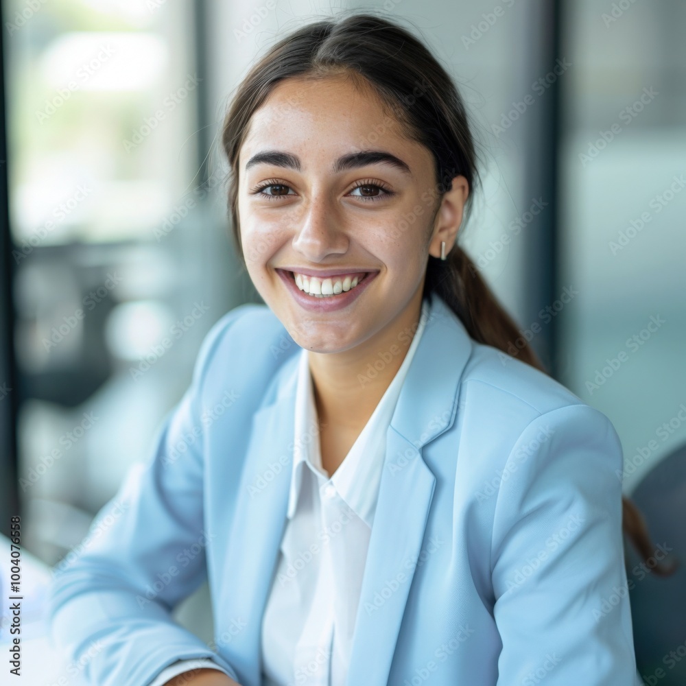 portrait of a smiling businesswoman portrait of a smiling businesswoman