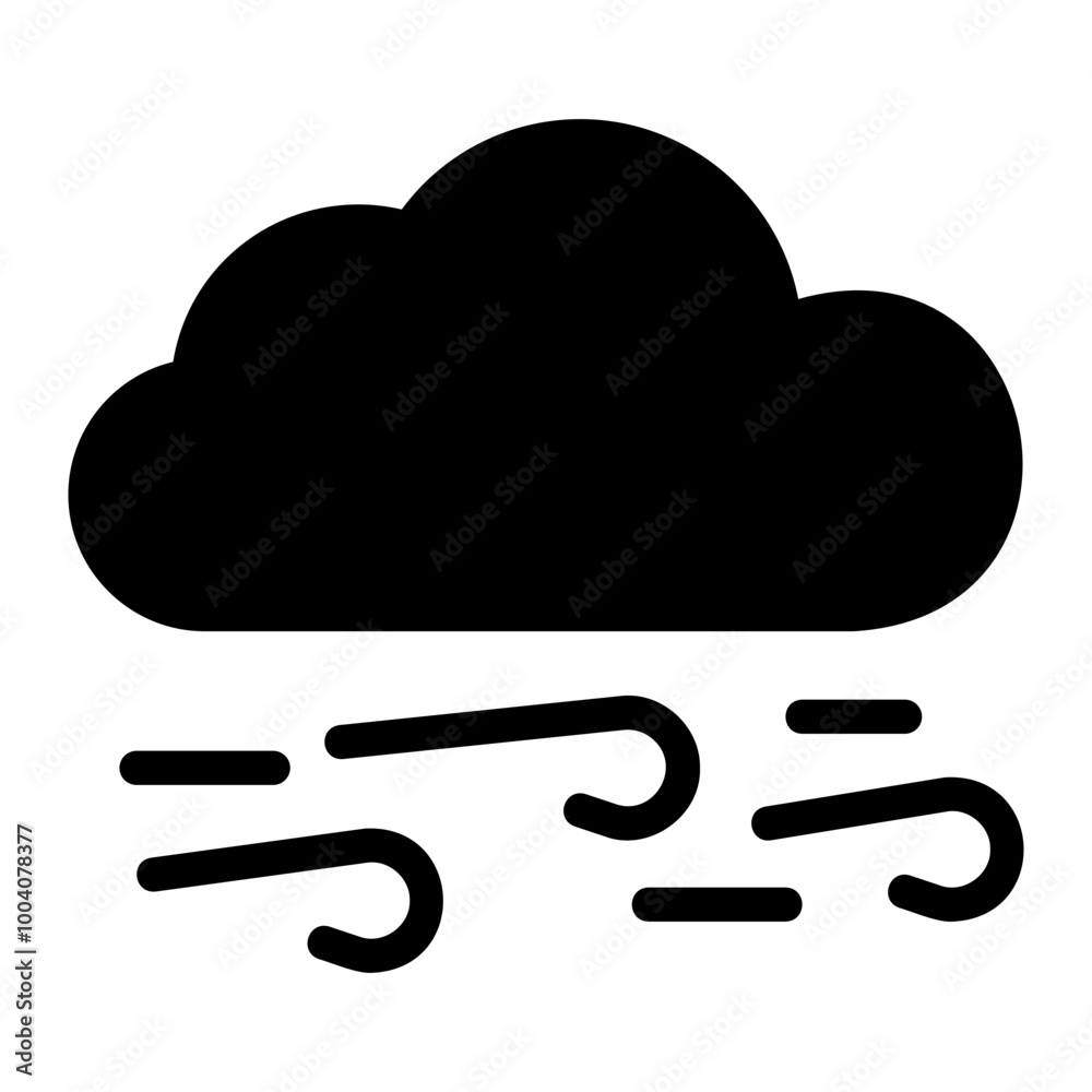 wind glyph icon wind glyph icon