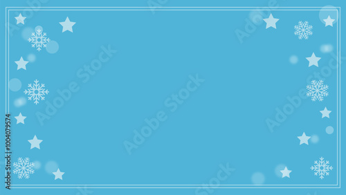 blue winter background
