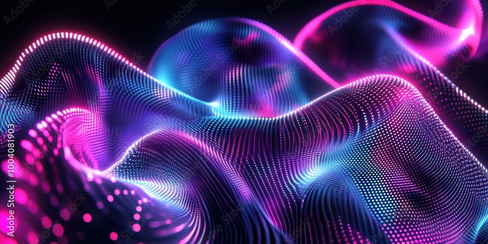 abstract background with colorful lines and dots abstract background with colorful lines and dots