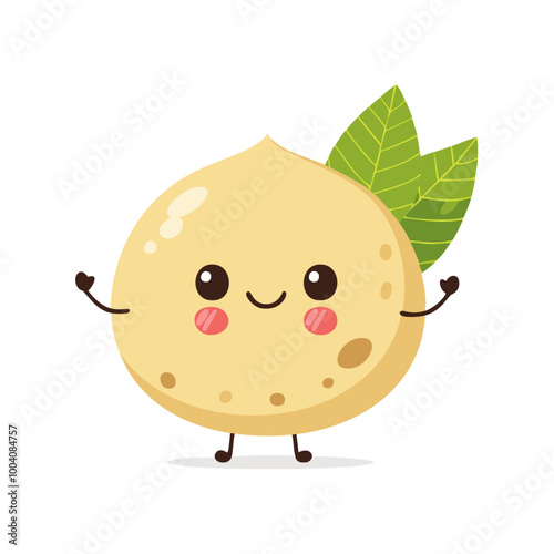 Soy Nut Food Eat Meal Cuisine Animation Kawaii Character
