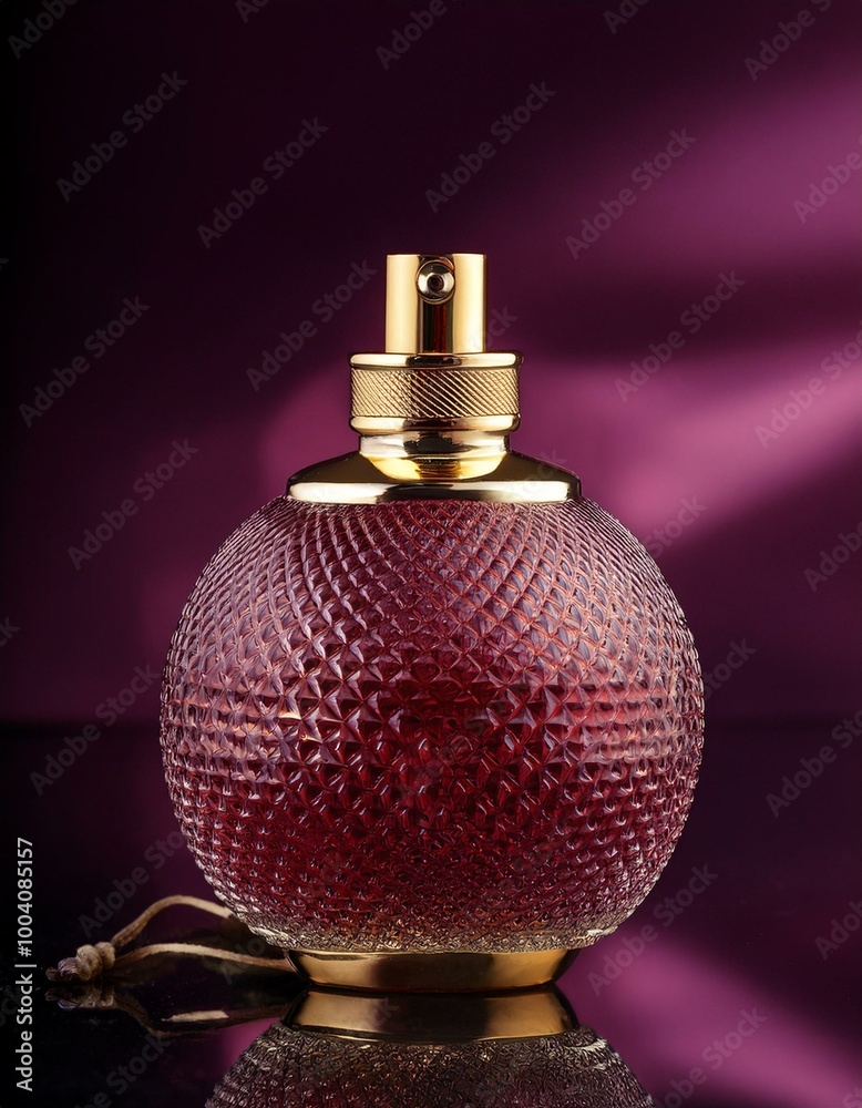 Red and Gold Perfume Bottle Red and Gold Perfume Bottle