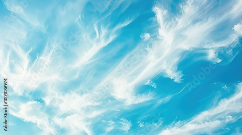 blue sky with white cloud background