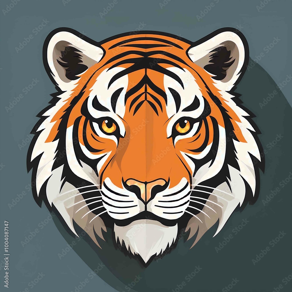 head of tiger vector head of tiger vector
