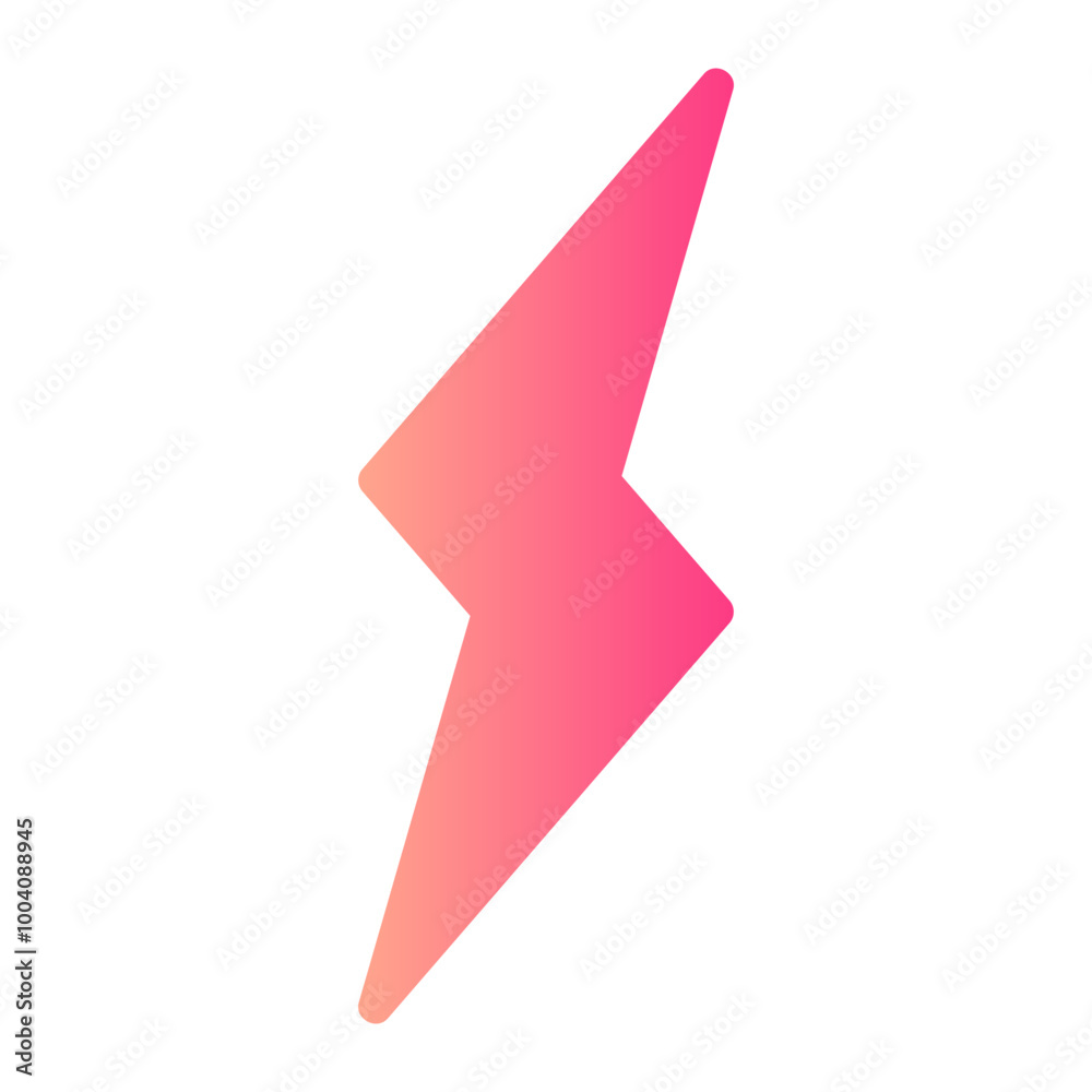 lightning gradient icon lightning gradient icon
