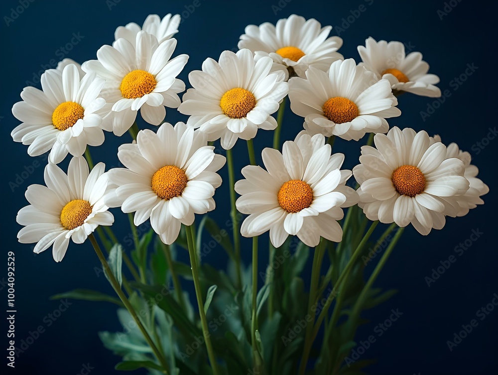 Fototapeta premium a group of white flowers