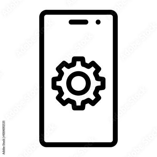 settings line icon
