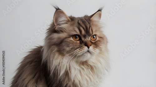 Persian cat close up photo