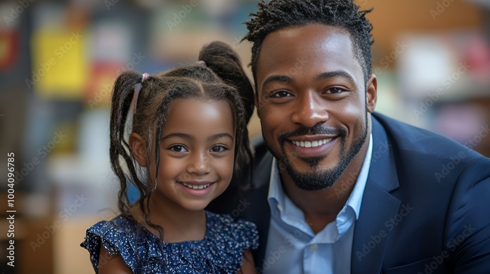 a person and a child smiling
a person and a child smiling