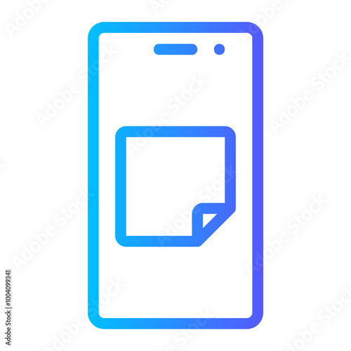 notes gradient icon