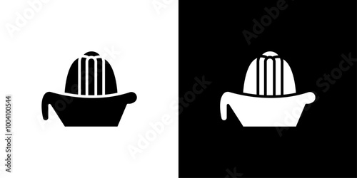 Lemon squeezer icon Flat art illustration in outline