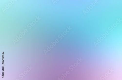 Azure, blue and lilac color gradient minimal backdrop. Even blur texture graphic.