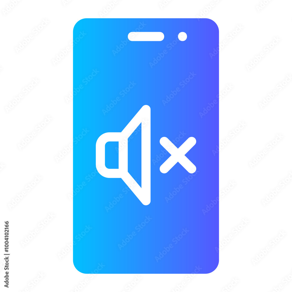 mute button gradient icon mute button gradient icon
