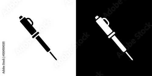 soldering iron icon Flat art illustration in outline