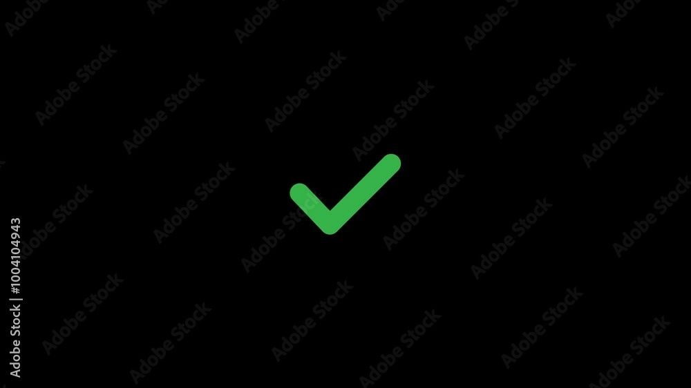 Right check mark for video or presentation. Green check-Mark frontal with alpha. Checkmark yes approve choice animation. Right check mark for video or presentation. Green check-Mark frontal with alpha. Checkmark yes approve choice animation.