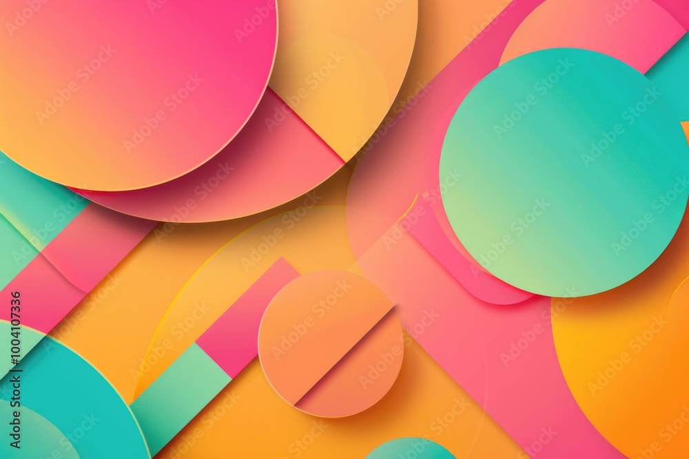A colorful abstract background featuring interconnected circles and lines A colorful abstract background featuring interconnected circles and lines