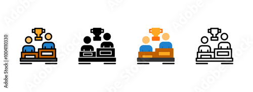 Set of Leadership Icon