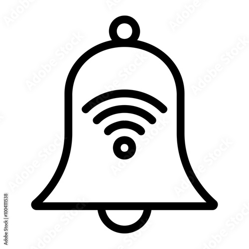 bell line icon