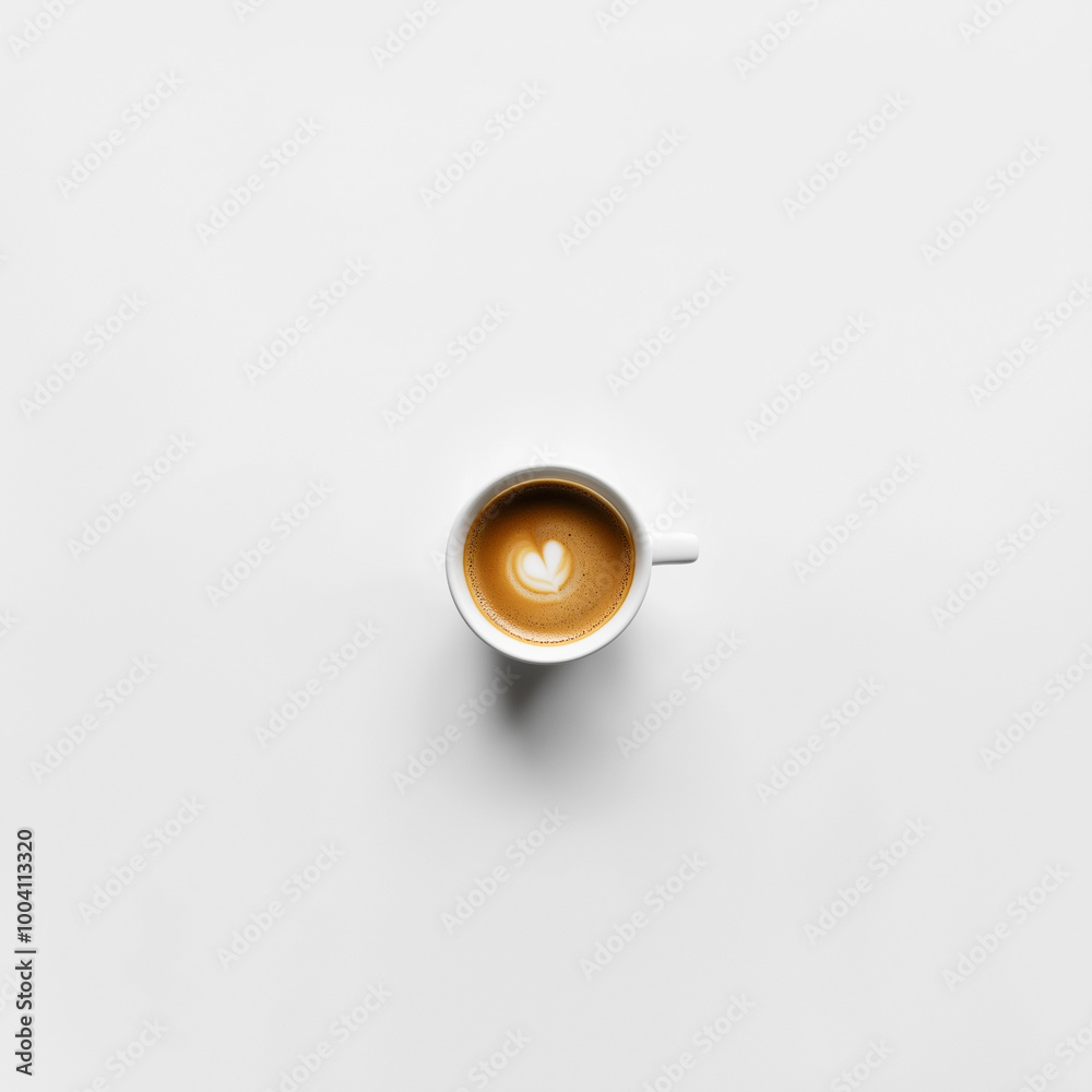 Coffee isolated on white background. generative AI Coffee isolated on white background. generative AI