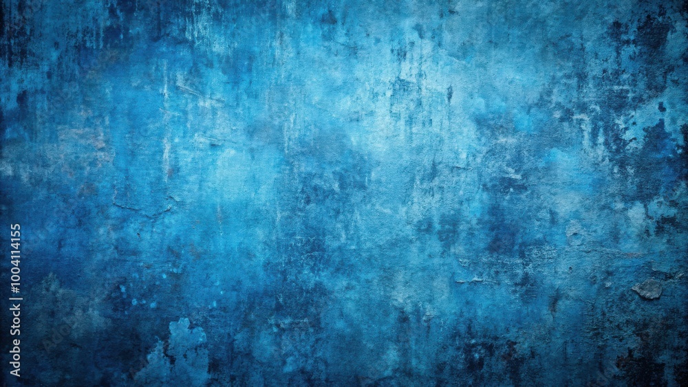 Blue grunge wall with distressed texture creating a moody background for design projects Blue grunge wall with distressed texture creating a moody background for design projects