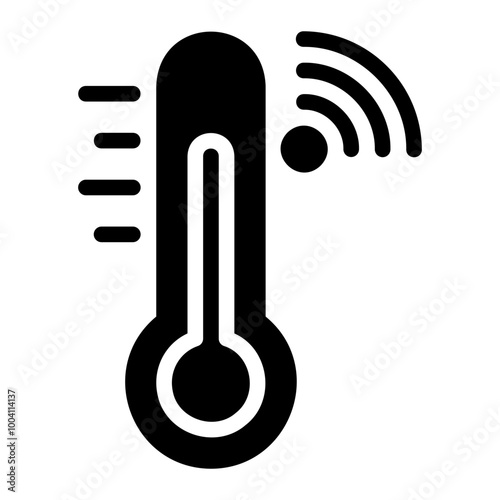 temperature control glyph icon