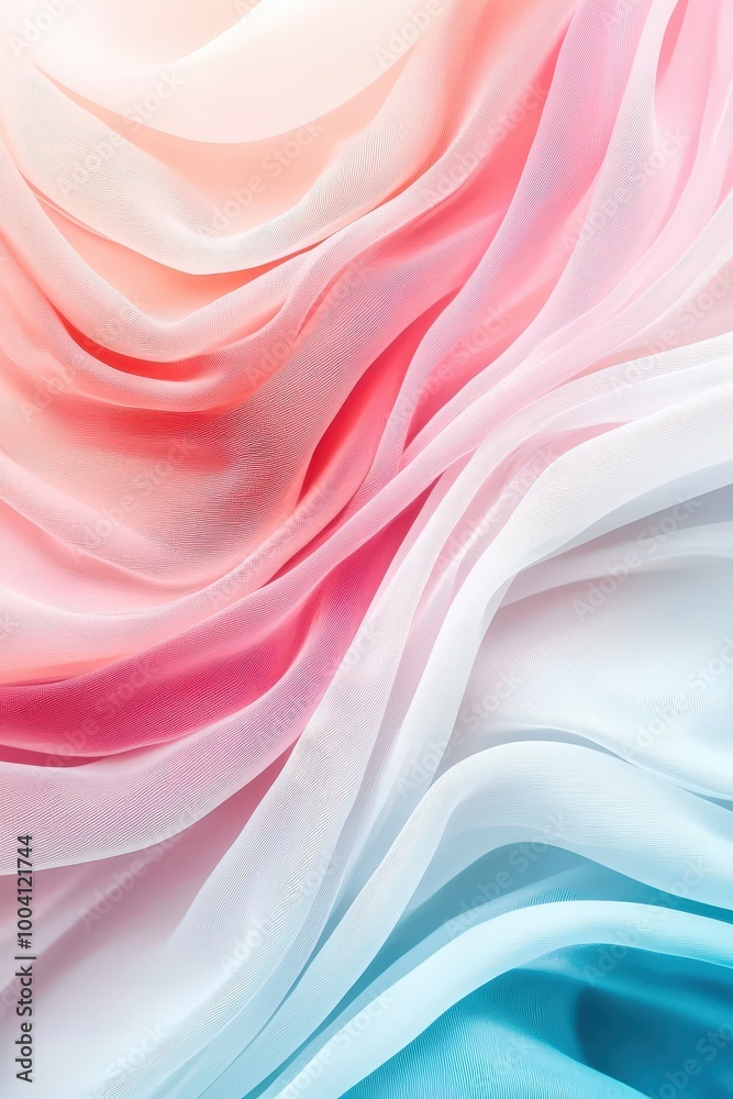 Abstract texture of soft, flowing lines creating a peaceful, tranquil atmosphere