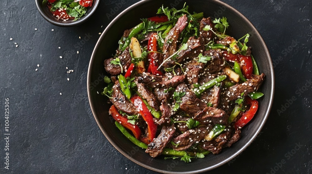 Delicious Beef Stir-Fry with Colorful Vegetables