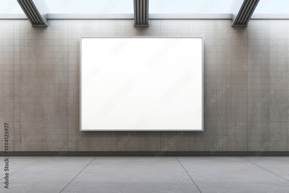 Plain white airport station ad mockup backgrounds architecture textured. Plain white airport station ad mockup backgrounds architecture textured.