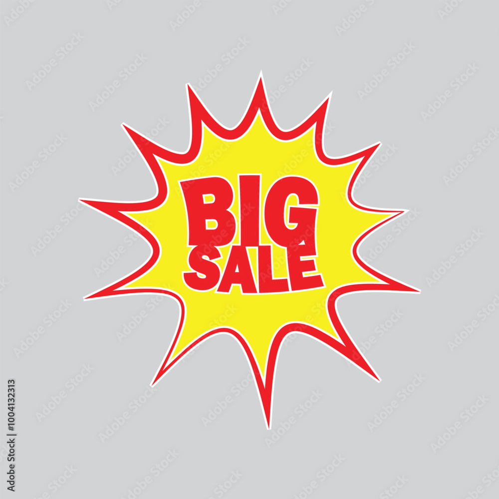 big sale text vector sticker label price icon illustration big sale text vector sticker label price icon illustration