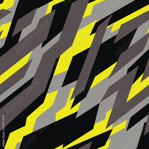 Seamless geometric pattern of shapes. Urban abstract. illustration. Print on fabric and textiles